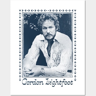 Gordon Lightfoot / Retro Style Fan Design Posters and Art